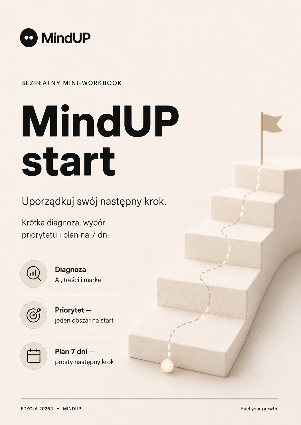 Okładka bezpłatnego mini-workbooka MindUP Start